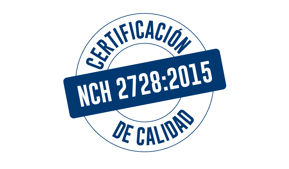 Certificación NCh 2728