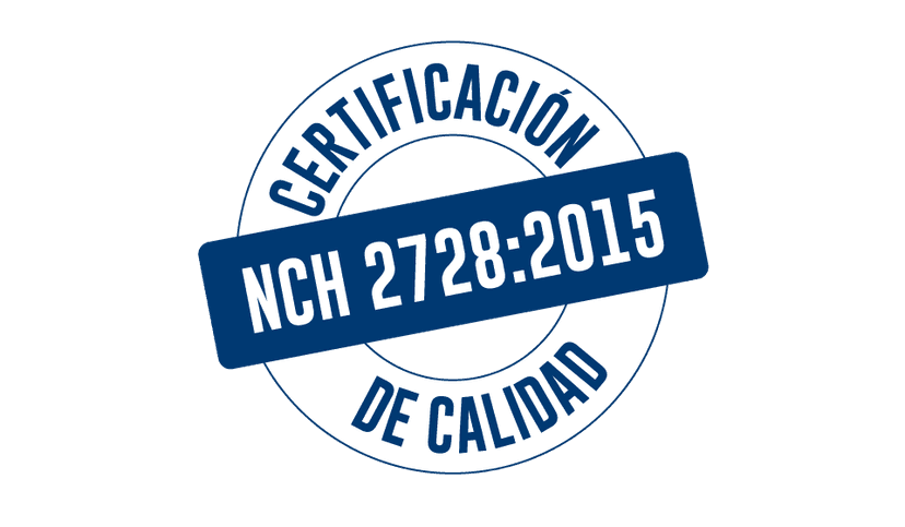 Certificación NCh 2728
